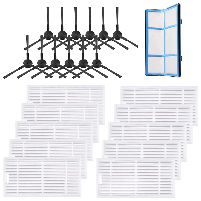 Набор сменных аксессуаров 23 шт. с 1 первичным фильтром совместимым ILIFE V3S Pro V5 и V5S