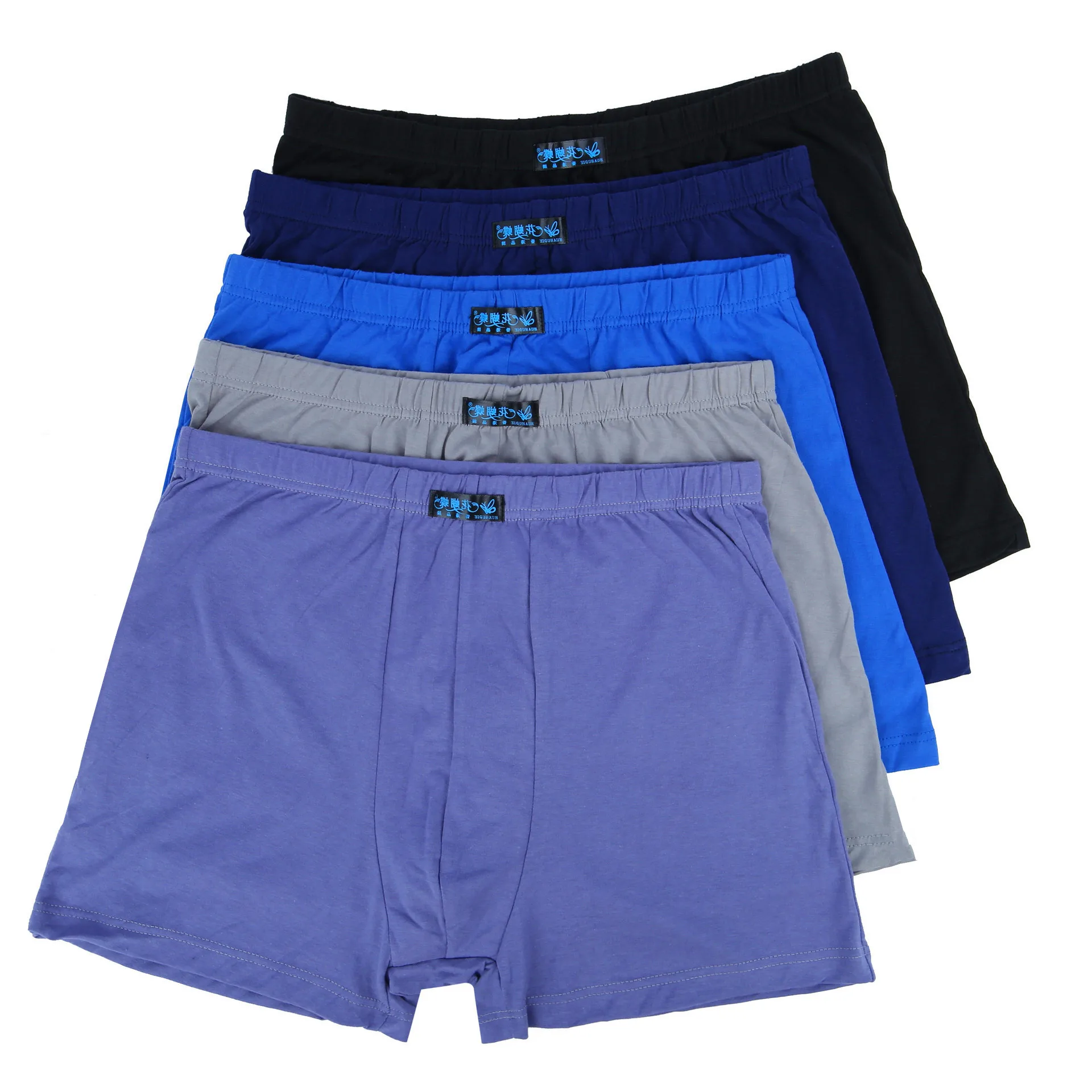 

4pcs Boxershorts Men Plus Size Panties Family 100% Cotton Men's Underwear Loose Wholesale Lot Boxer Shorts Underpants Man 10XL