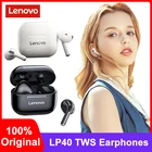 TWS-наушники Lenovo LP40 с поддержкой Bluetooth и сенсорным управлением