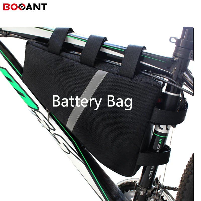 Тканевая сумка для электронных велосипедов треугольная литиевая батарея 24 в 36 48