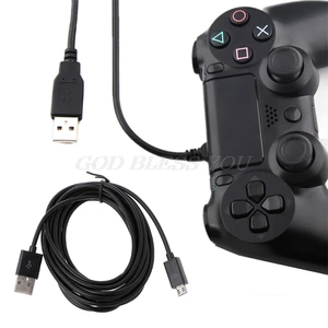 Кабель Micro USB для зарядки, длинный 3 метра, для контроллеров PS4, Xbox One, Прямая доставка
