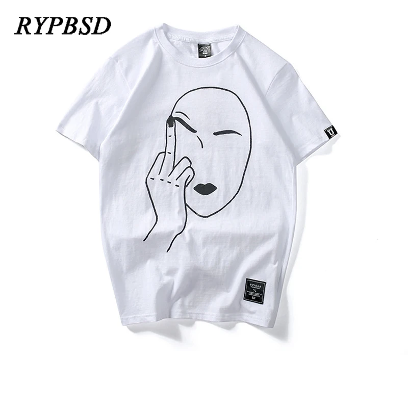 Футболка в японском стиле для мужчин и женщин забавная хлопковая Повседневная