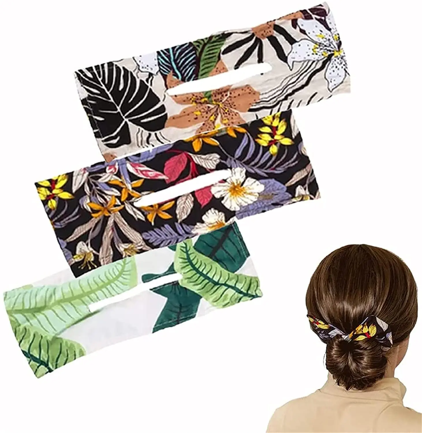 

6 Цвета модные резинки для волос для женщин летние узлом проволочный ободок для волос заколка для Модные Инструменты для укладки волос 2021
