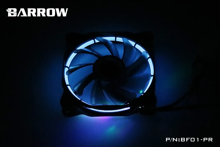 Курган BF01-PR RGB Aura PWM вентилятор радиатора, чехол для компьютера вентилятор, радиатор слива воды бесшумный 120*120*25 курган водяного охлаждения