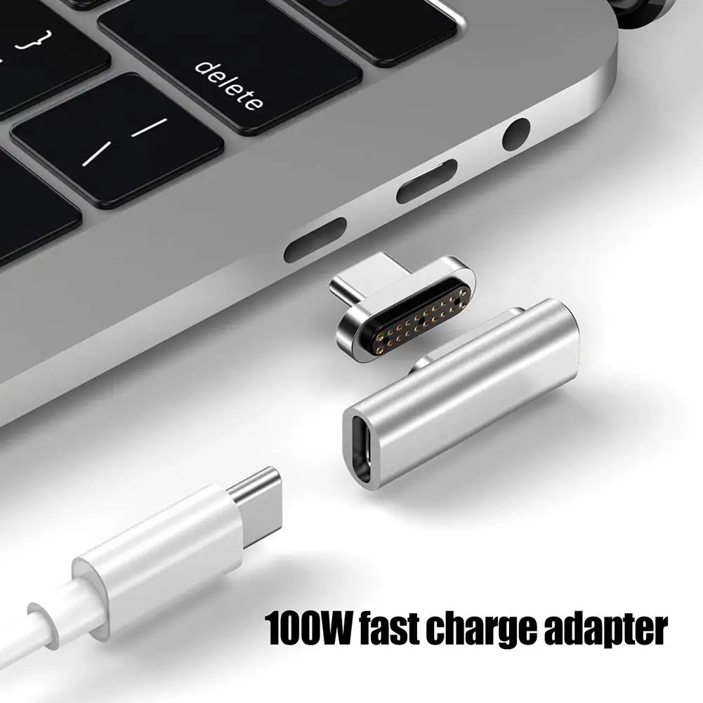 

Magnetic 4K Type-C to Type-C Charging Adapter Converter for MacbookS Pro Air
