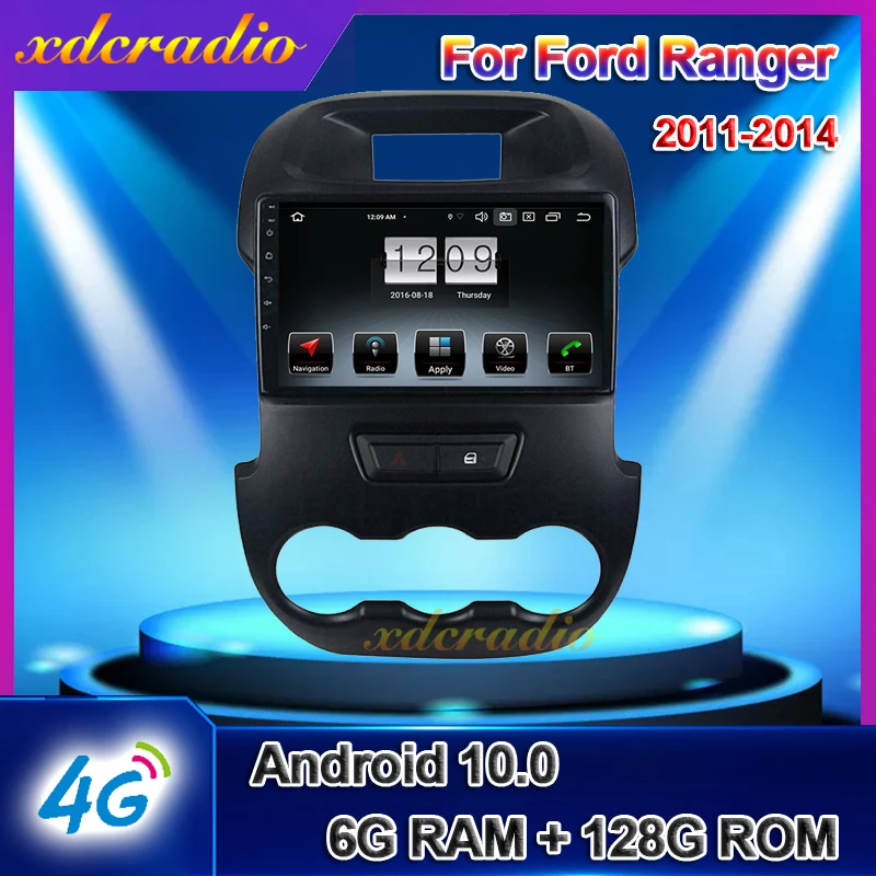 

Xdcradio 9 "Android 10,0 авто радио для Ford F250 Ranger автомобильный DVD мультимедийный плеер Авто GPS навигация Carplay 4G BT 2011-2014