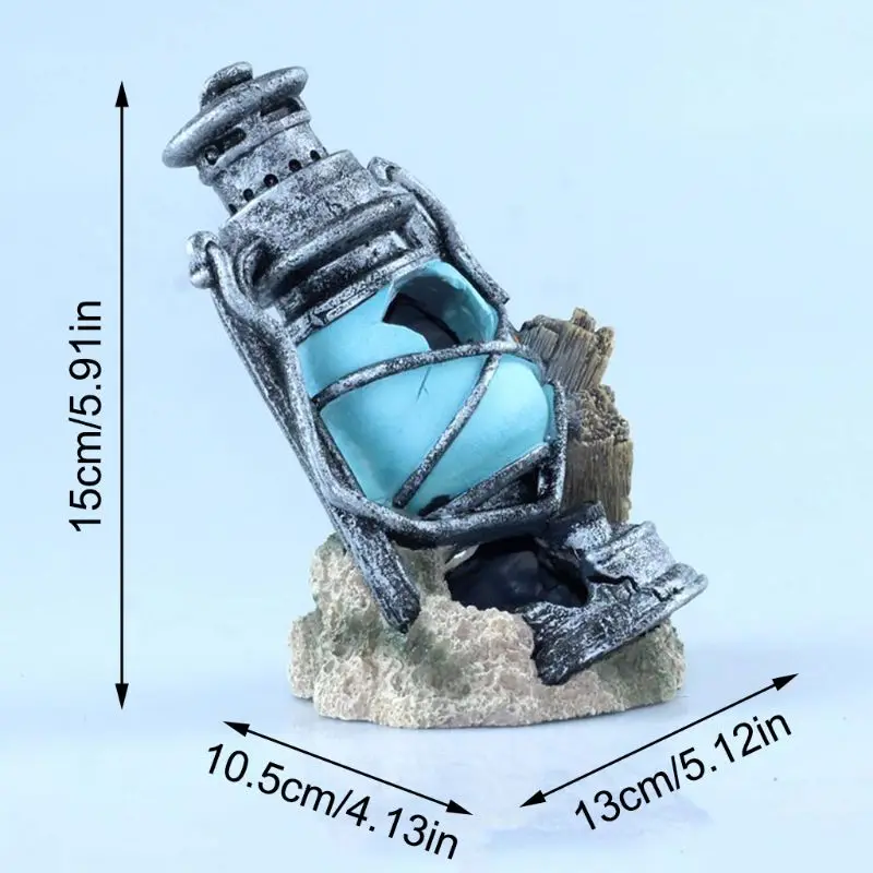 Винтажная керосиновая лампа аквариум ландшафтное украшение для разведения