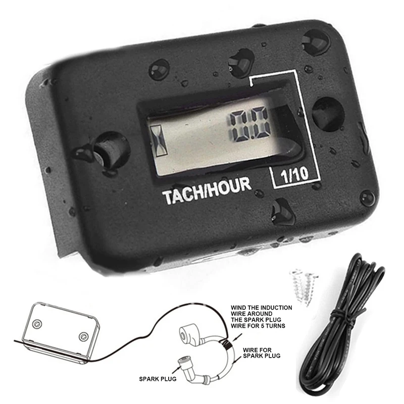 

Тахометр для двигателя цепной пилы, 2/4 тактов, ЖК-дисплей