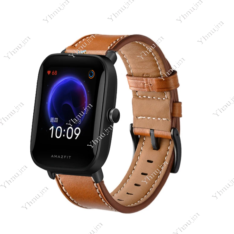 

Кожаный ремешок Huami Amazfit Bip U, сменный кожаный ремешок для часов