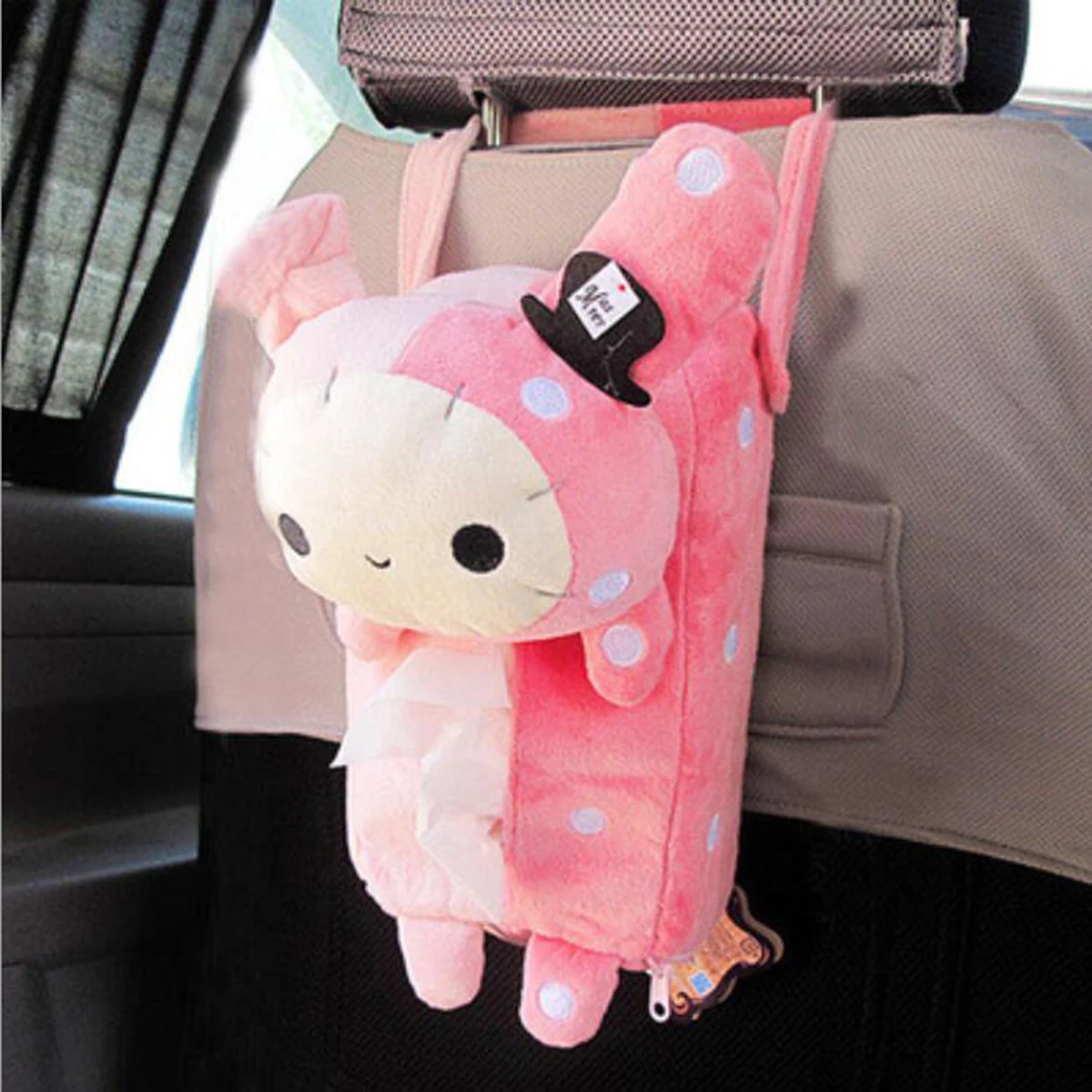 Милая мягкая портативная подвесная коробка для салфеток дома и офиса