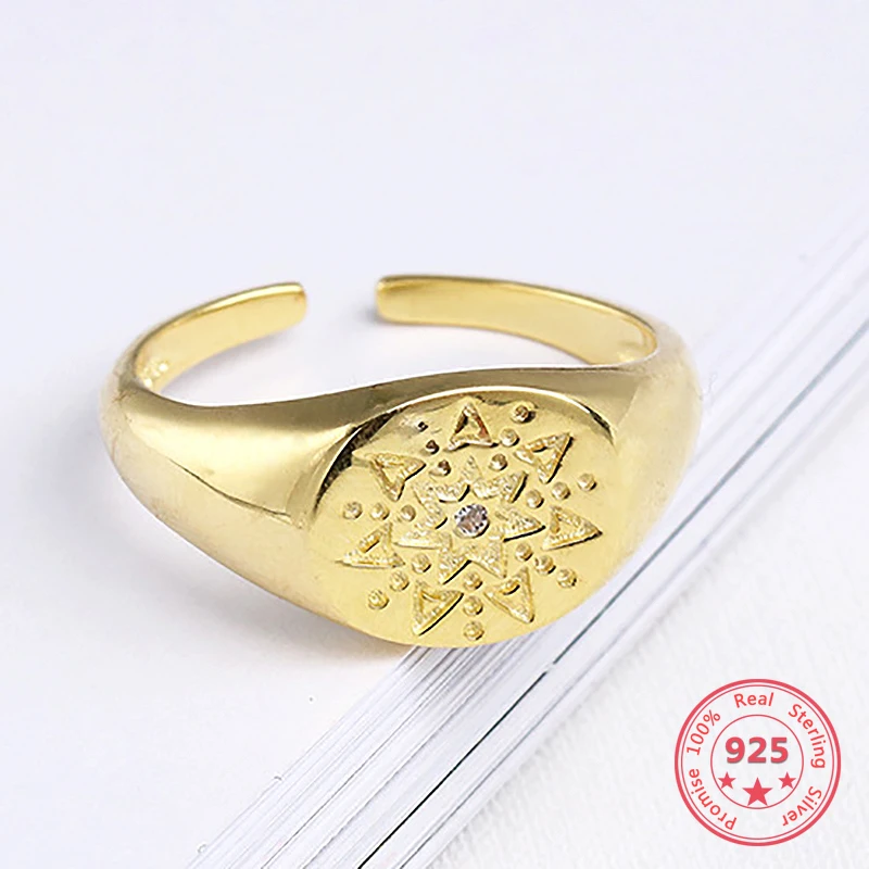 Новое поступление оригинальное открытое серебряное женское кольцо в форме