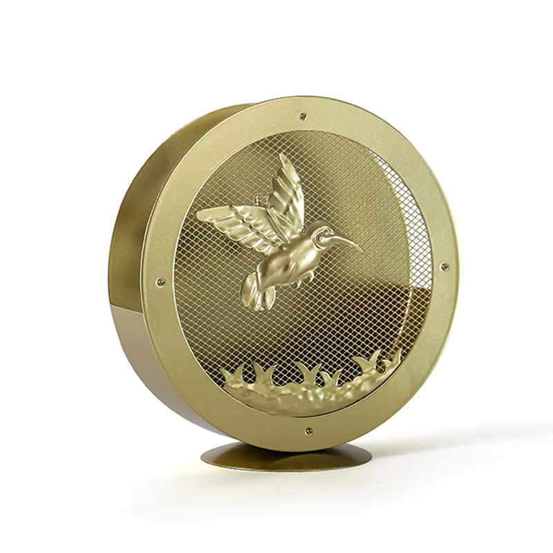 

Mosquito Coil Holder Metal Creative Incense Coil Box Multifunction Mosquito Repellent Incense Plate Tray Home Decoration Crafts