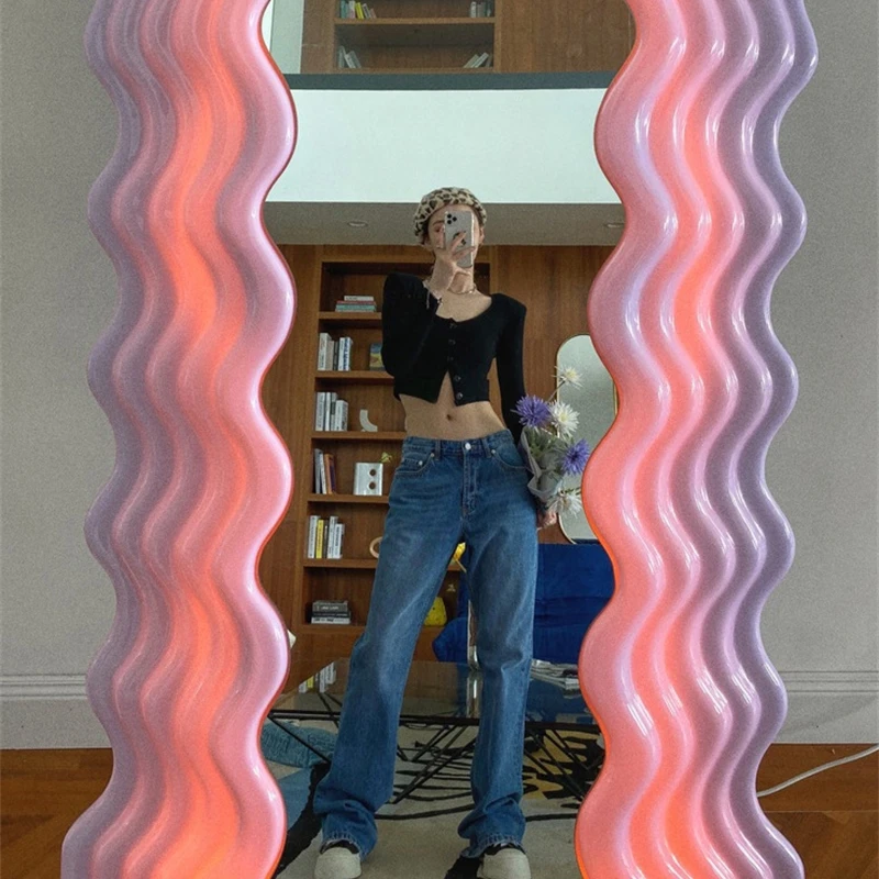 

High New Waist Jeans For Women Slim Fashionable Casual Straight Flare Pants