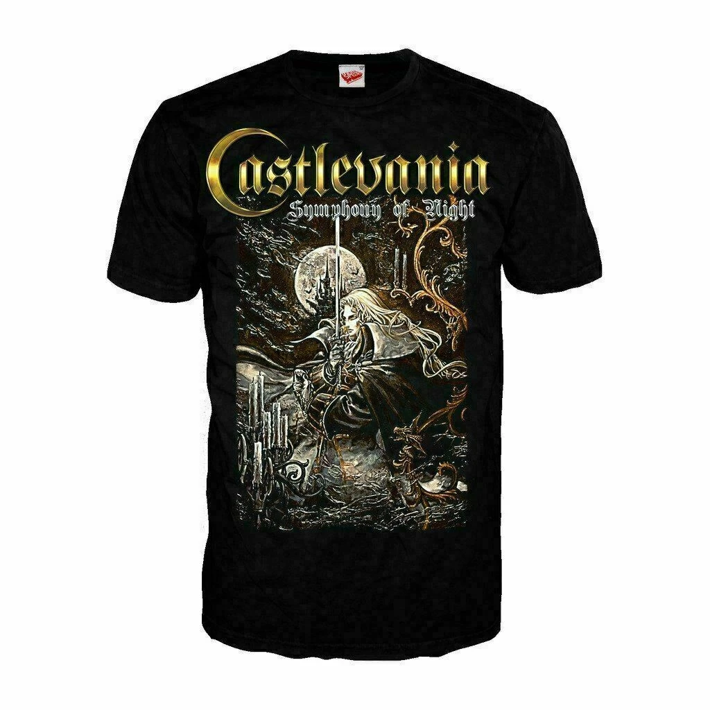 

Классическая мужская футболка Castlevania (черная)