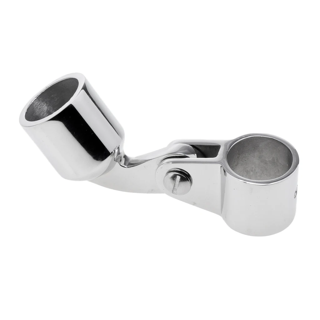 

Marine 316 Stainless 25mm Bimini Top Caps External Eye End Deck Hinge