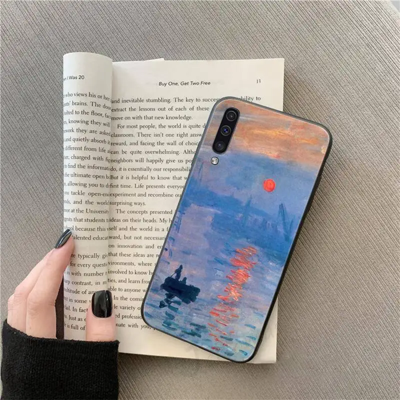 

Monet Garden Lotus Phone Cases For Samsung galaxy S 9 10 20 A 10 21 30 31 40 50 51 71 s note 20 j 4 2018 plus