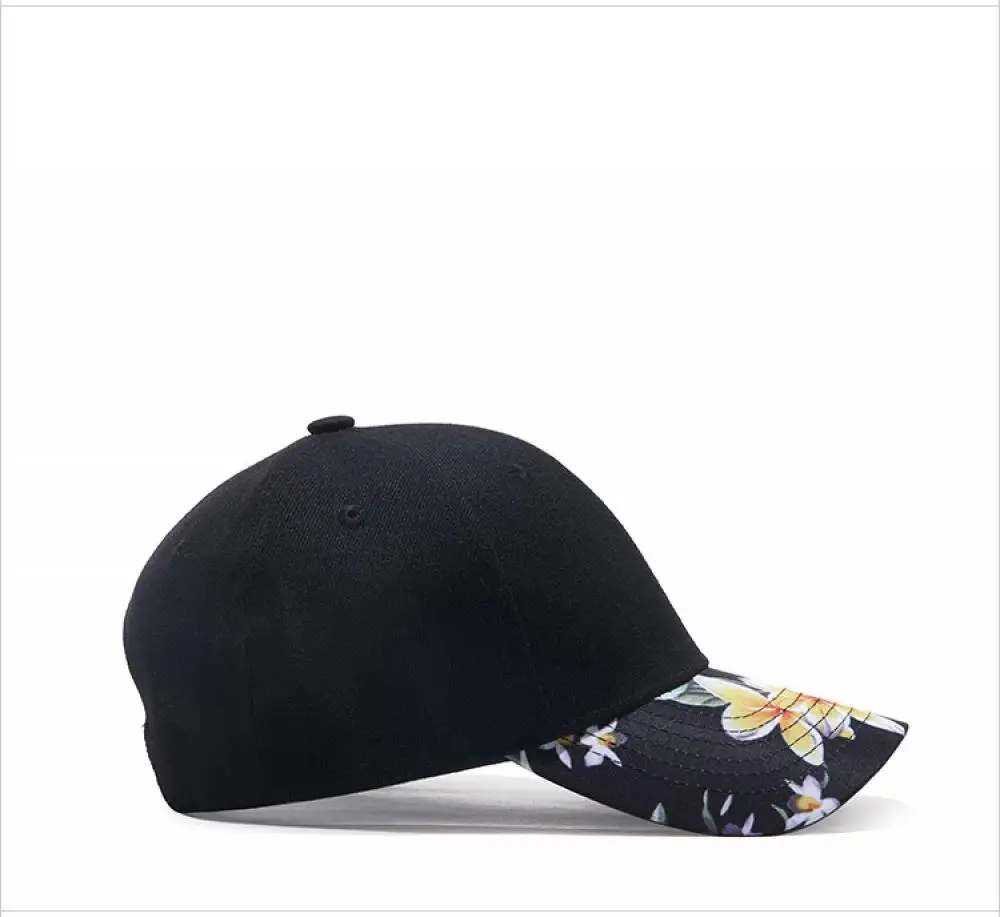 Flowers and Plants Style Pattern Baseball Cap Wild Caps Unisex Men Autumn Spring Sport Uv50+Flat Along Sun Hats