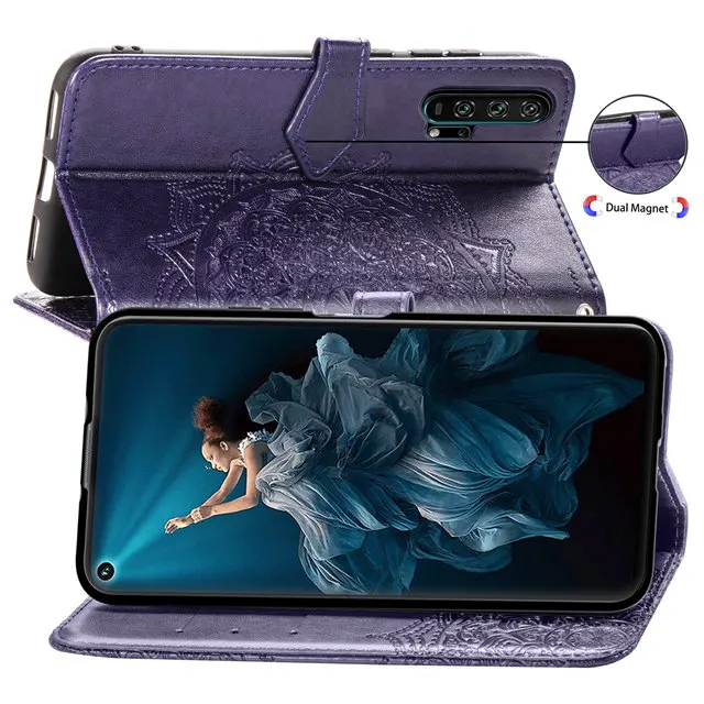 Чехол с тиснением для huawei Honor 20 8A 7C 7A Pro Кожаный Бумажник-книжка чехол для Honor 8 9 10 20 Lite 10i 20i 9i 9n вид 20 чехол для телефона