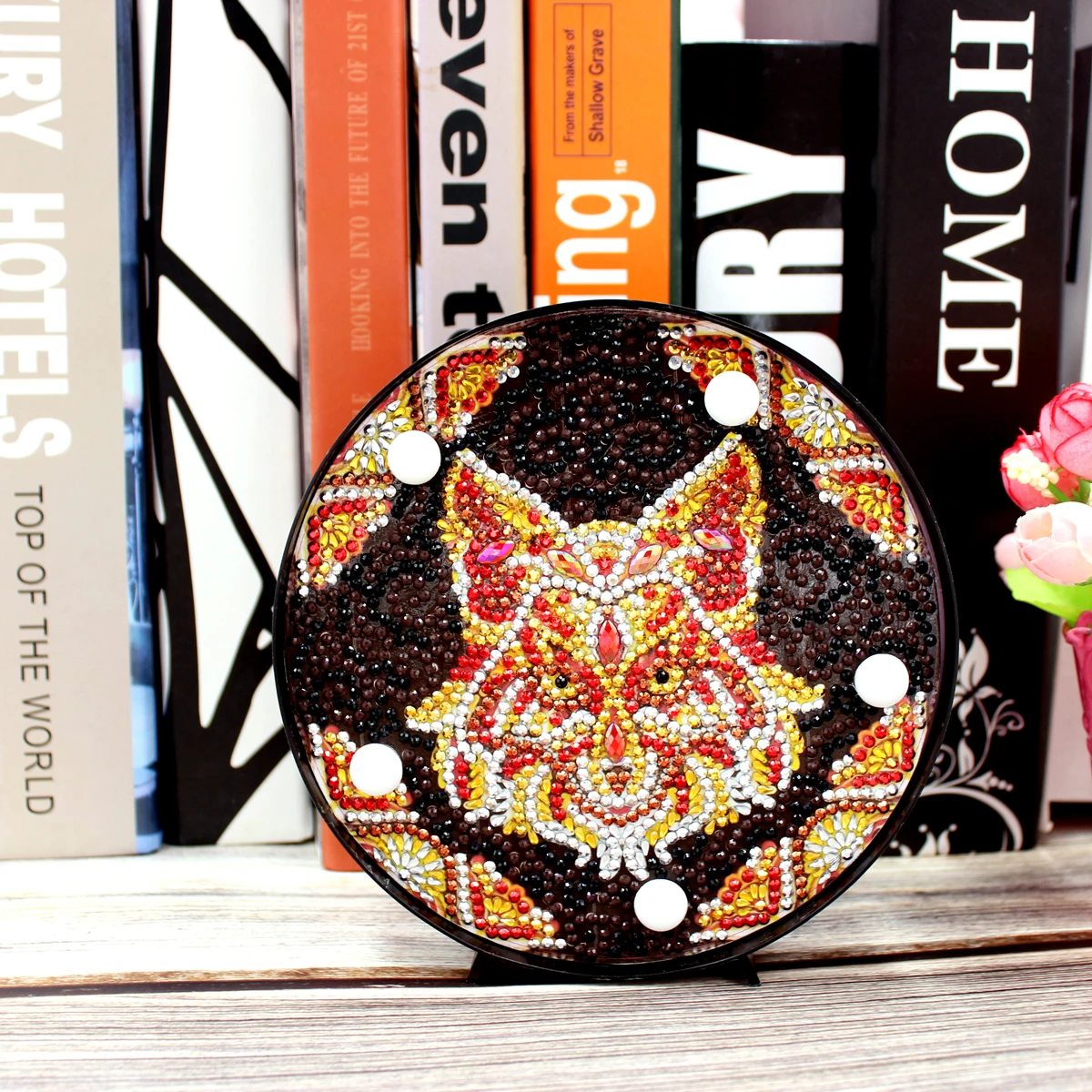 

DIY Diamond Painting LED Lamp Special Shaped Diamond Mosaic Cross Stitch Embroidery Wolf Rhinestone Home Decor Lights