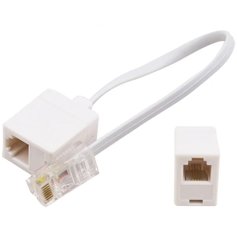 Телефонный сетевой адаптер 8P4C / RJ45 (штекер) RJ11 6P4C (гнездо)-M/F (разъем) | Обустройство