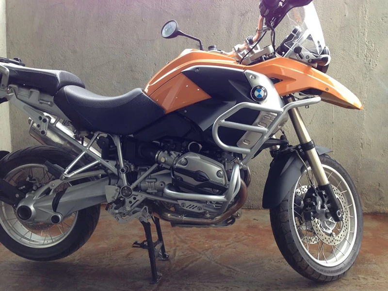 Для BMW R1200GS R1200 GS 2004 2012 2008 защитные полосы верхняя/Нижняя защита двигателя защитный