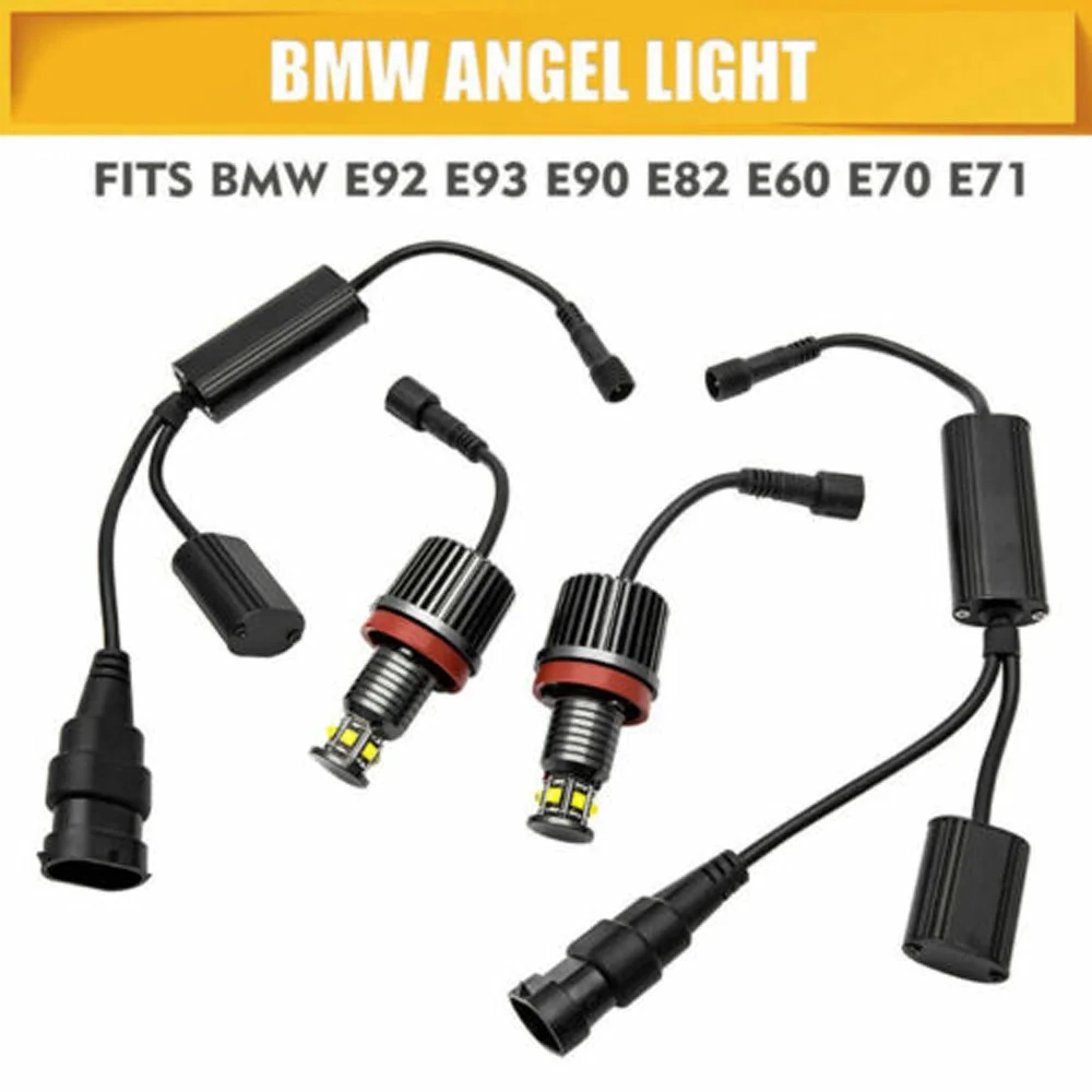 

Parts LED Light Set Aluminum alloy Car For BMW 1-series E82 E87 E88 2008-2012 White 1 Pair