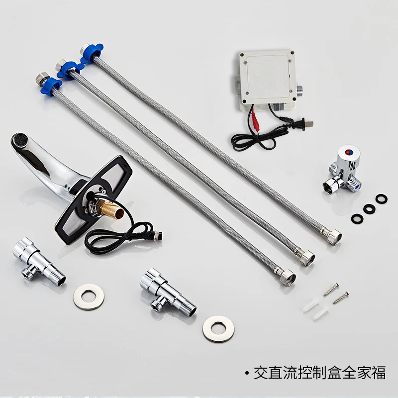 

Sensor Faucet Deck Mount Smart Touch Hands Free Inductive Water Tap Kitchen Bathroom Sink Faucets Water Tap Automatic Infrared