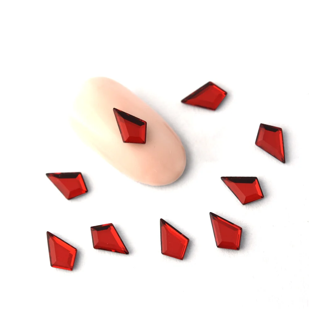 

20Pcs Nail Rhinestones Strass Crystal Clear and AB Non Hotfix Flatback Arrow Glass Stones For Sewing Fabric Garment Decorations