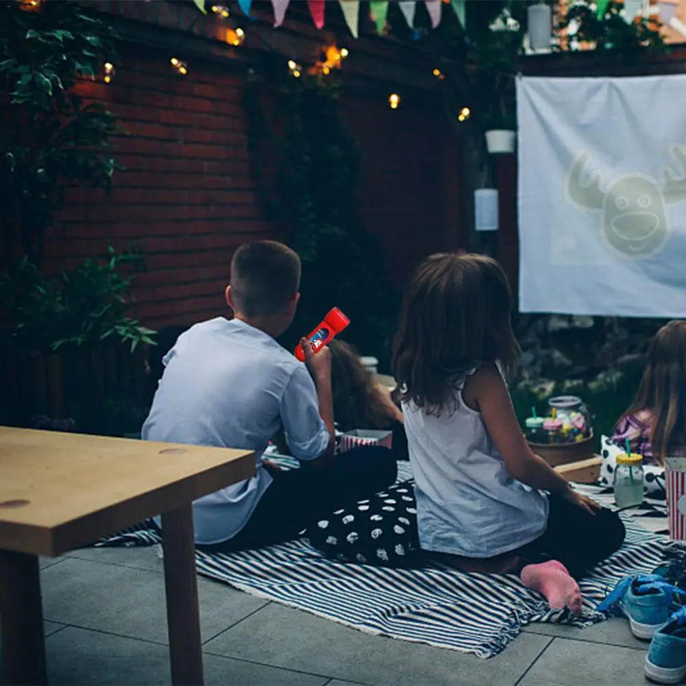 Детский проектор со спящей историей игрушка с фонариком Санта Клаус олень