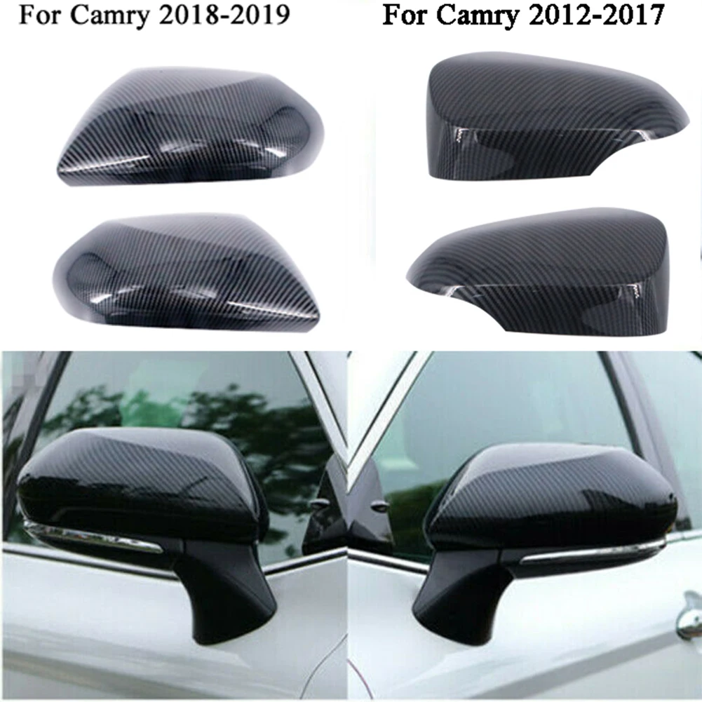 Зеркало заднего вида из углеродного волокна ABS для Toyota Camry 2018 2019|Зеркала и крышки| |