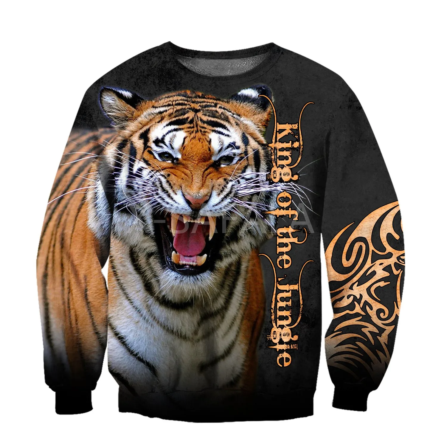 

Tiger King of the Jungle 3D All Print Size XS-7XL Hoodie Man Women Harajuku Outwear Zipper Pullover Sweatshirt Casual Unisex