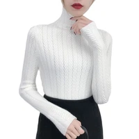 underwear woman autumn and winter 2021 new slim bottom shirt long sleeve sleeve tight knitted shirt thickening