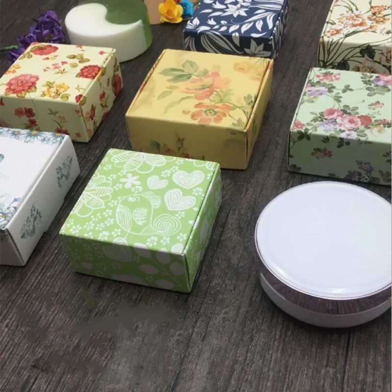 Точечный цвет 10 шт. белая карточка самолета коробка коричневый сахар воздушная