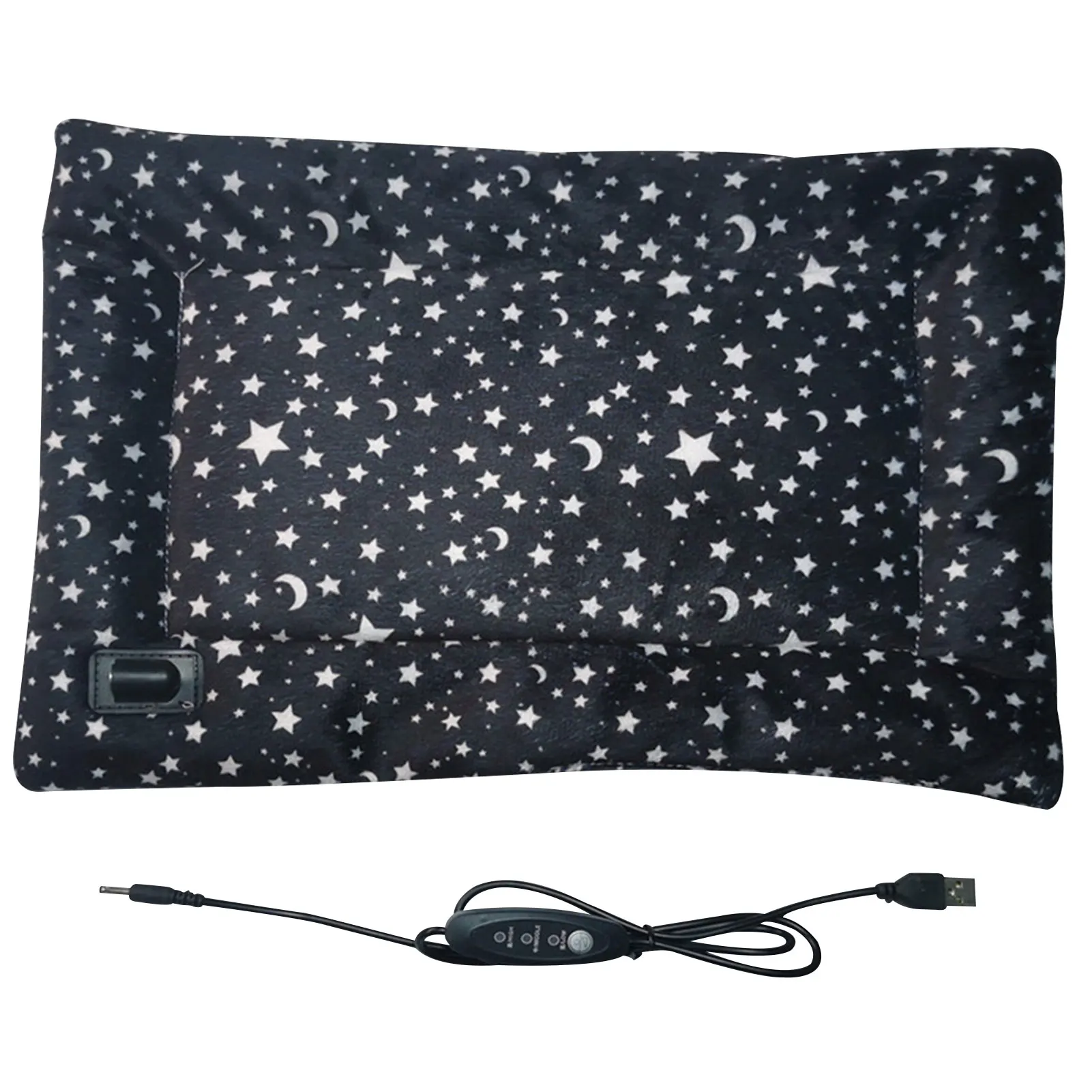 

Греющий коврик для домашних животных, Электрический моющийся коврик с USB, 3 уровня температуры, для собак