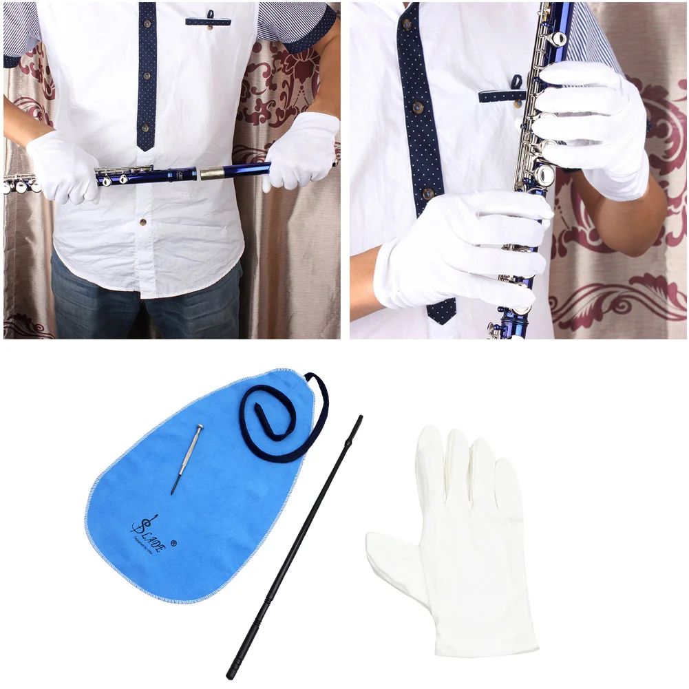 

Флейта, кларнет, набор для ухода за чистящей тканью, трость для чистки, легкие портативные музыкальные элементы