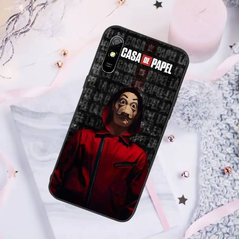 

Spain TV The Paper House Phone Case For Xiaomi Mi Redmi Note 7 8 9 pro 8T 9T 9S 9A 10 Lite pro