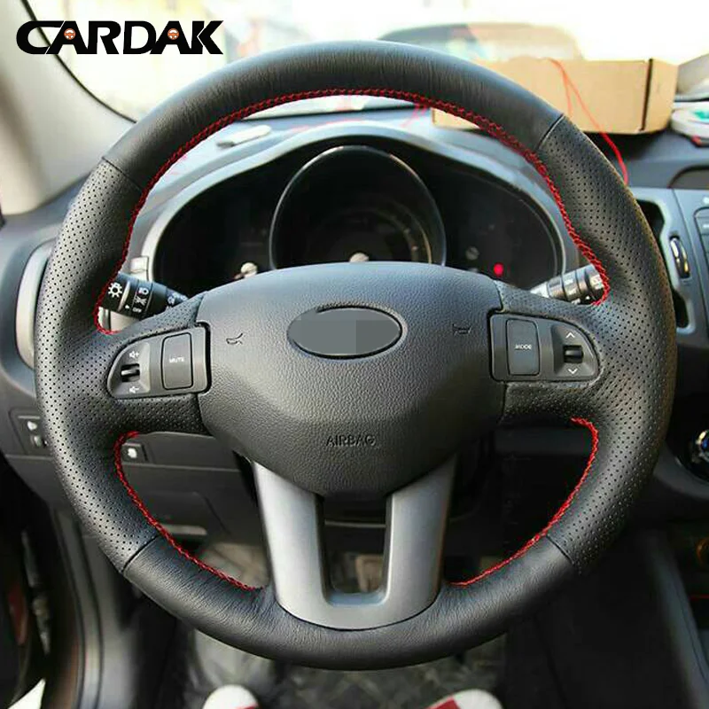 CARDAK искусственная кожа прошитая вручную фотосессия для Kia Sportage 3th 2011-2014 Ceed 2010