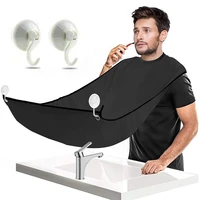 shaving scarf mustache shaving apron cape bib for shave with suction cups attach to mirror hairdressing removal apron cape scarf