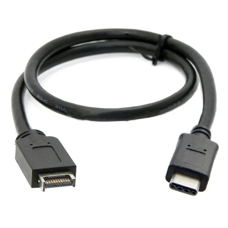 

UC-027 Desktop bezel cable USB 3.1 USB-C Type C male to 3.1 motherboard extension cable