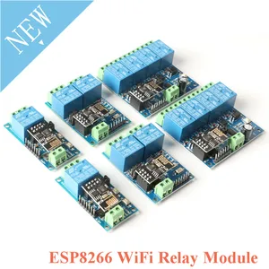 ESP8266 5 в 12 в 1, 4-Канальный Релейный модуль Wi-Fi, умный дом, пульт дистанционного управления, переключатель ESP01, Wi-Fi, беспроводной модуль, приложение для телефона