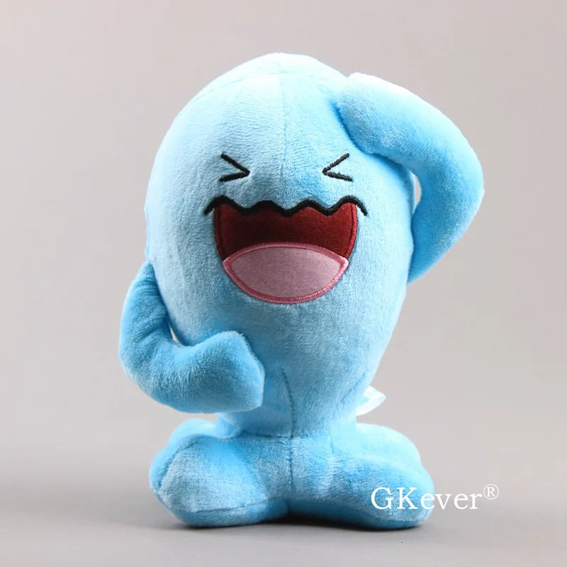 Wobbuffet 20cm 14-25 см каваи Пикачу Eevee Ditto плюшевые куклы игрушки милые воббуфет Combee Audino мягкие животные игрушки Аниме Дети подарок - Цвет: Wobbuffet 20cm