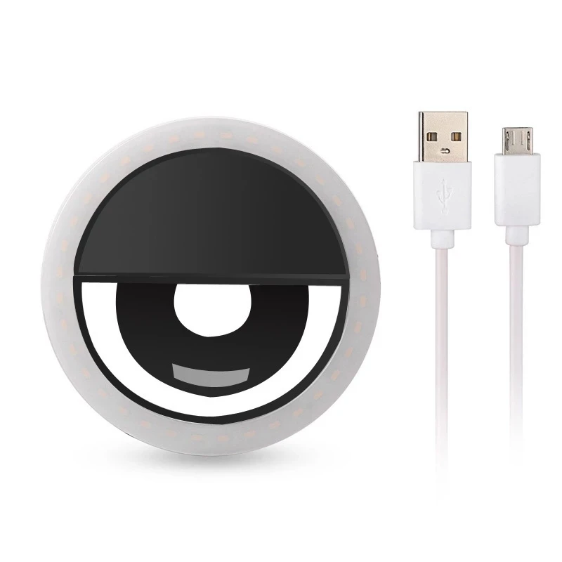 

Xiaomi Youpin USB charge LED Selfie Ring Light for Iphone Supplementary Lighting Selfie Enhancing Fill Light For Phones
