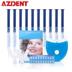 AZDENT горячее стоматологическое оборудование 3X3 мл набор для отбеливания зубов система отбеливания пероксида Оральный гель комплект ультра белая лампа отбеливатель зубов