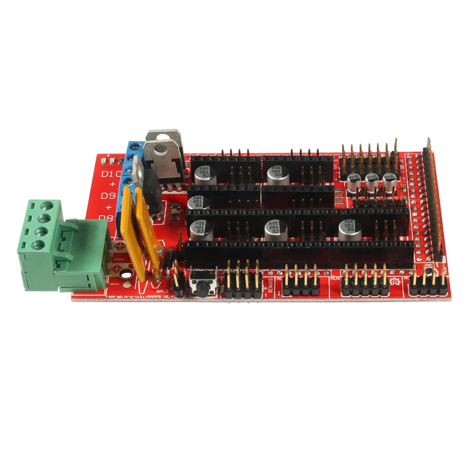 Деталь 3D-принтера Модернизированная панель управления расширения Arduino Ramps 1 6 с