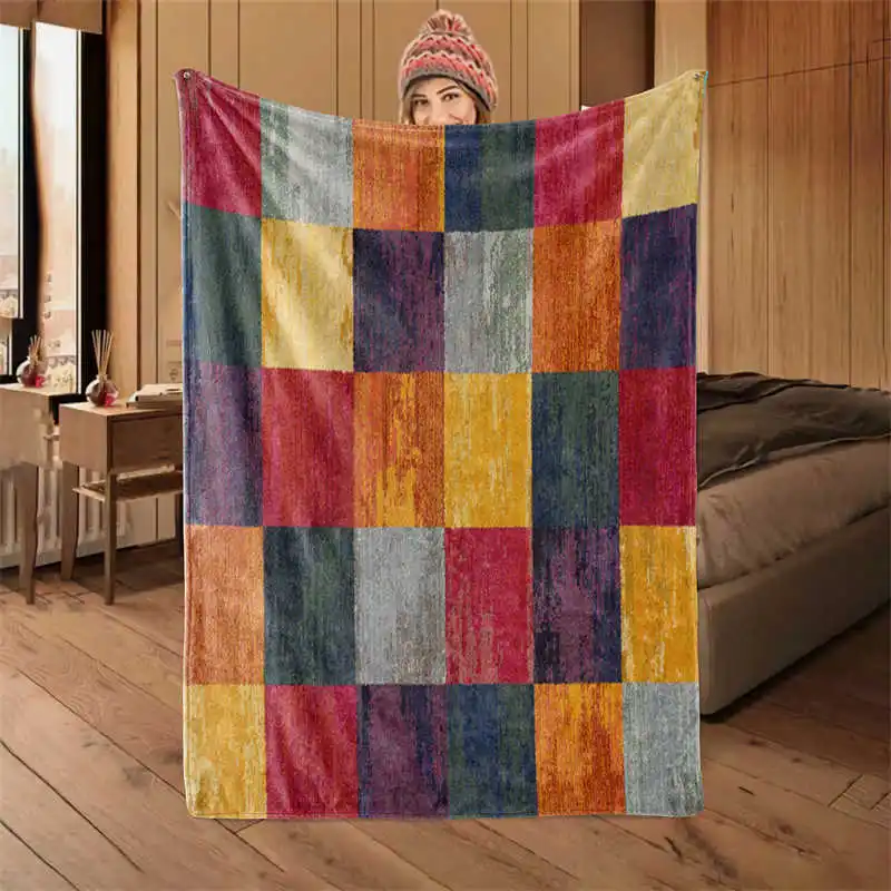 

KoKoli Flannel Throw Blanket Fleece Blankets for Sofa Boys Girls Kids Gift cute Soft blanket Bed Cover