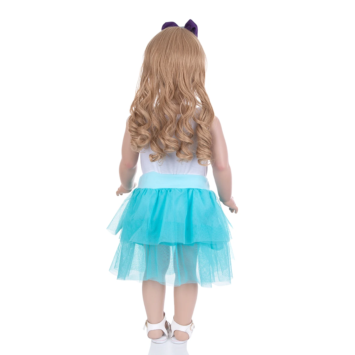 New Arrival KEIUMI Gold Wave Hair Stand Baby Dolls 78 CM Smiling Huge Toddler Girl 3-4 Years Kids Present High Quality Toys | Игрушки и