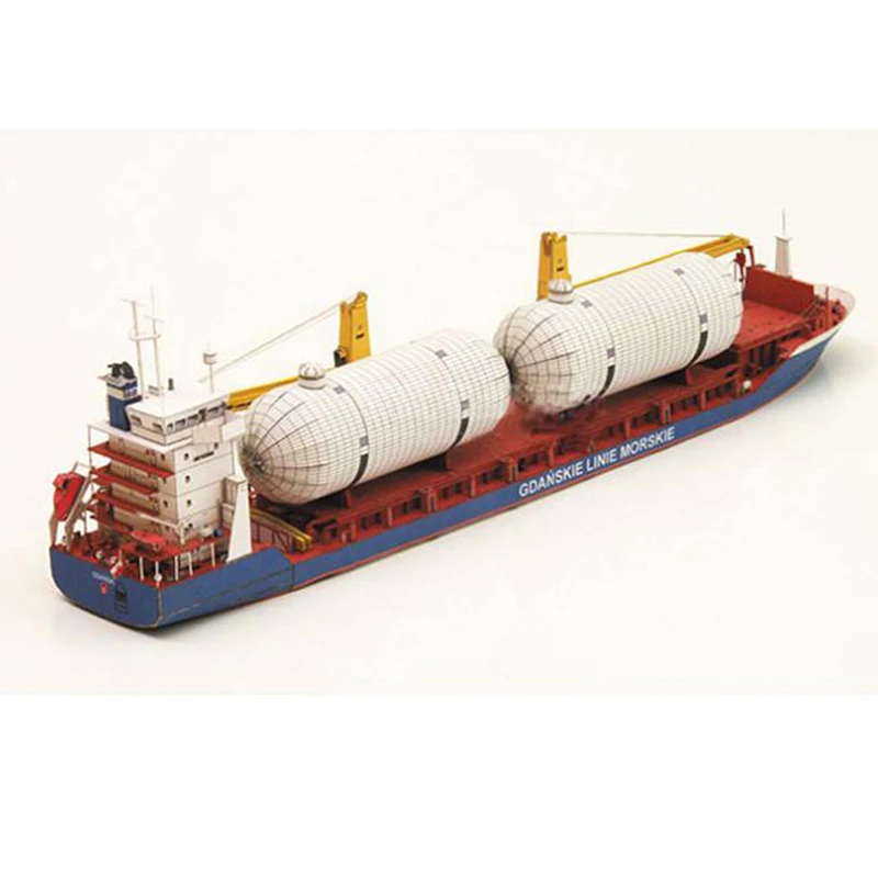 1PC 1:400 Gdansk Cargo Ship DIY Handcraft 3D Paper Card Model Sets MYPANDA | Игрушки и хобби