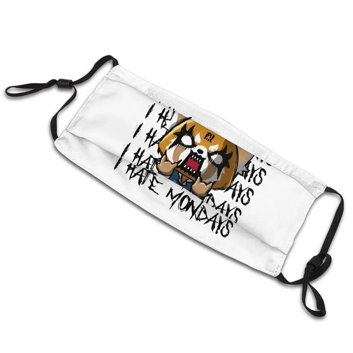 Aggretsuko Retsuko I Hate Monday Adult Reusable Face Mask Anti Haze Dust Protection Respirator Mouth Muffle | Красота и здоровье