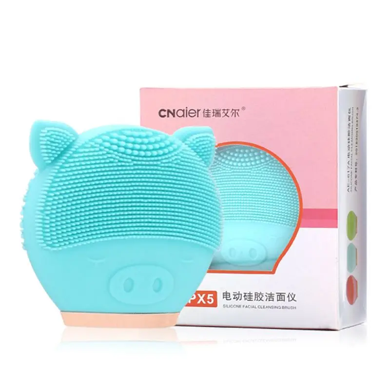 

Electric Face Brushes Waterproof Facial Cleansing Brush Anti-Aging Facial Massager With Dry battery Silicone Face Clean Skin
