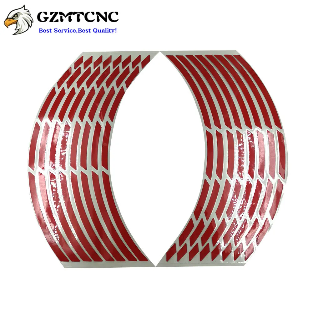 14 дюймовая наклейка на колеса мотоцикла Светоотражающая обод лента для